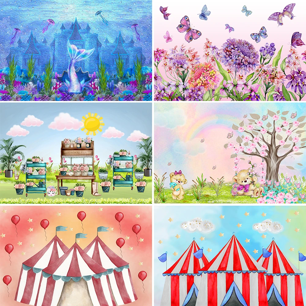 

Фотофон Bonvvie для детской первого дня рождения, декор торта, семейный фотосессия, фотореквизит для фотостудии