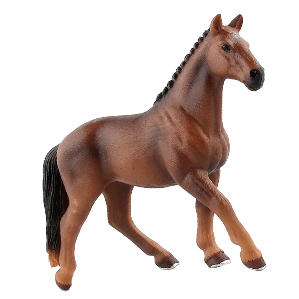 

Hanoverian Horse Horse Figurines Realistic Farm Model Hand Painted Wild Figure for Boys Party Favors Supplies Decor Horses