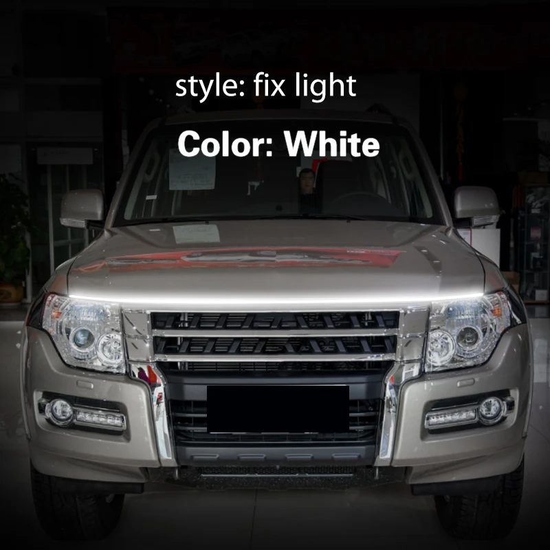 

ДХО для Mitsubishi Montero Pajero Sport 2004-2021, дневные ходовые огни, противотуманные фары, автомобильные декоративные атмосферные лампы DRL 12 В