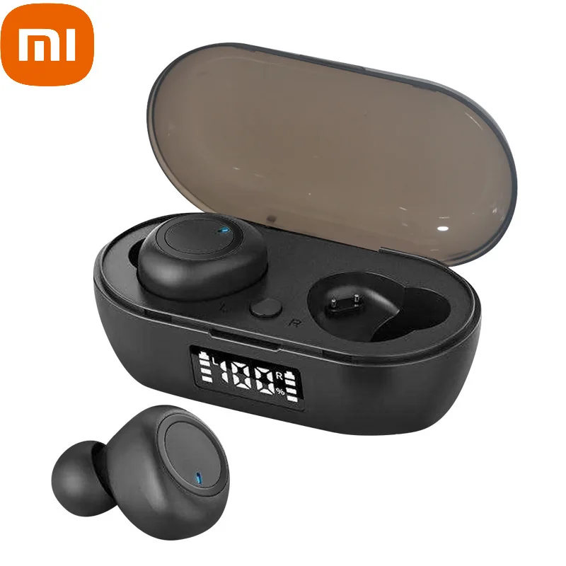

XIAOMI Wireless Bluetooth 5.0 Headphones Touch Control 9D Stereo Headset with Mic Sport Earphones Waterproof Earbuds LED Display