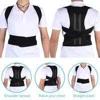 back waist posture corrector adjustable adult correction belt waist trainer shoulder lumbar brace spine support belt vest