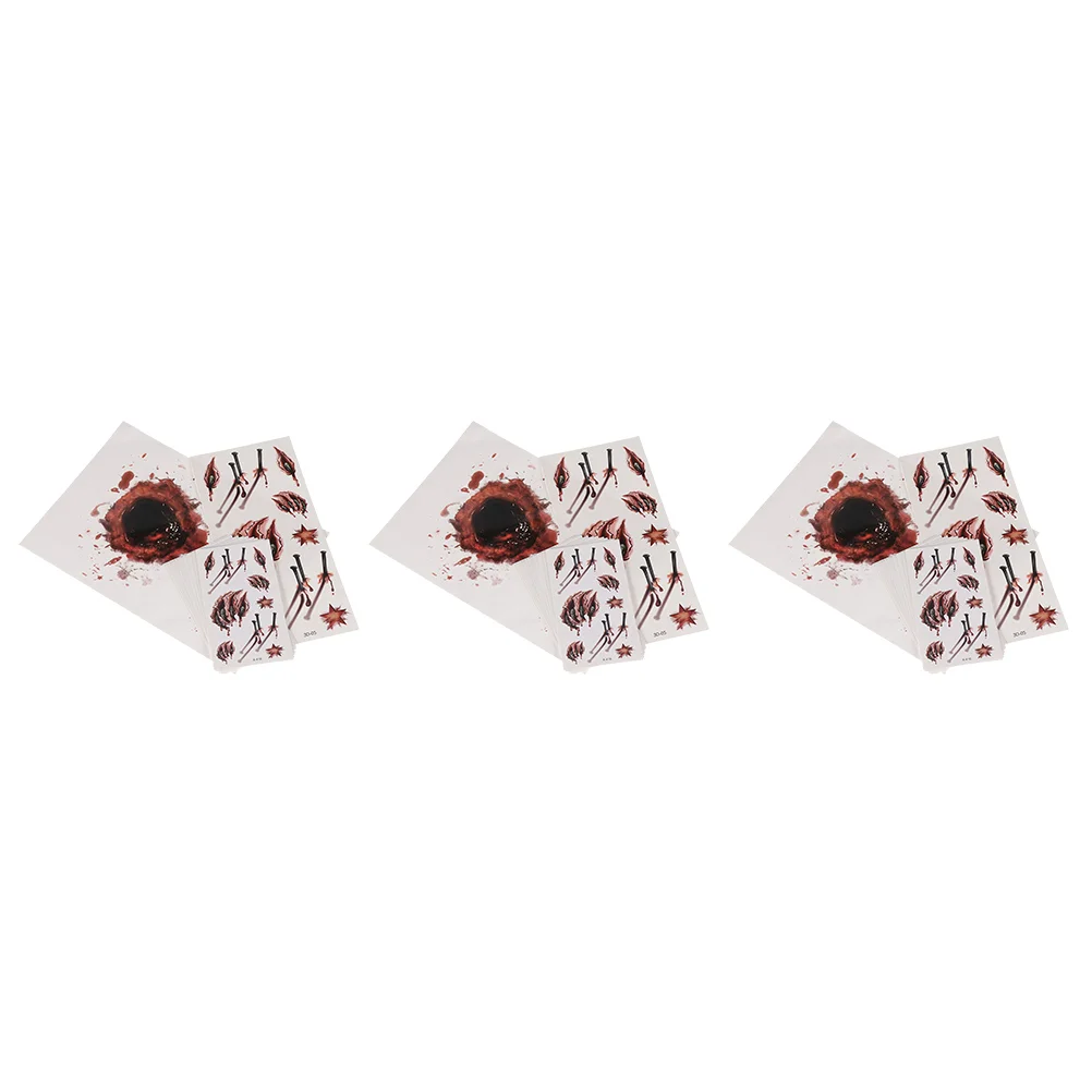 

33 Sheets Tattooing Stickers Horror Scar Stickers Stickers