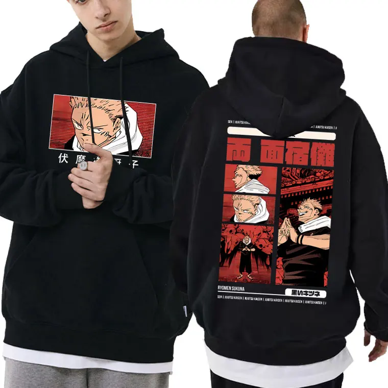 

Anime Jujutsu Kaisen Itadori Yuji Hoodie Men Women Fashion Casual Style Sweatshirt Japanese Manga Ryomen Sukuna Graphic Hoodies