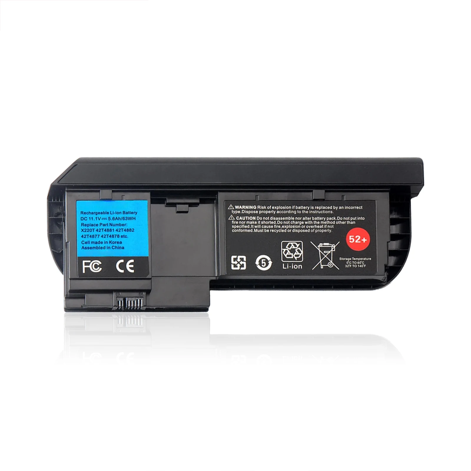 YOOFAN батарея для ordenador portátil подсумка Coreana Lenovo ThinkPad X220T Series Tablet 42T4881 42T4882 42T4877