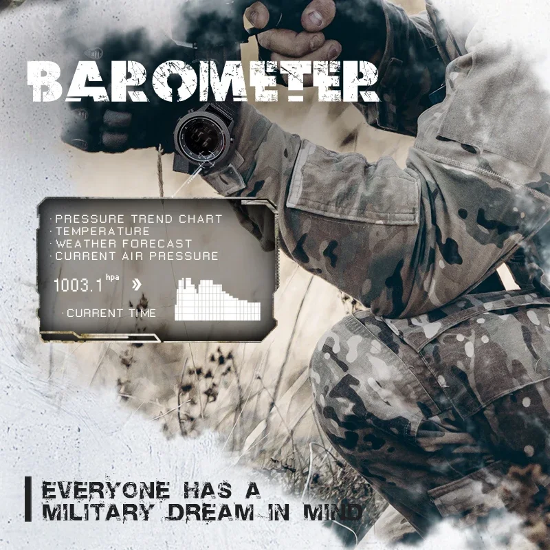 North Edge APACHE-46 Мужские цифровые часы Спорт на открытом воздухе Бег Плавание