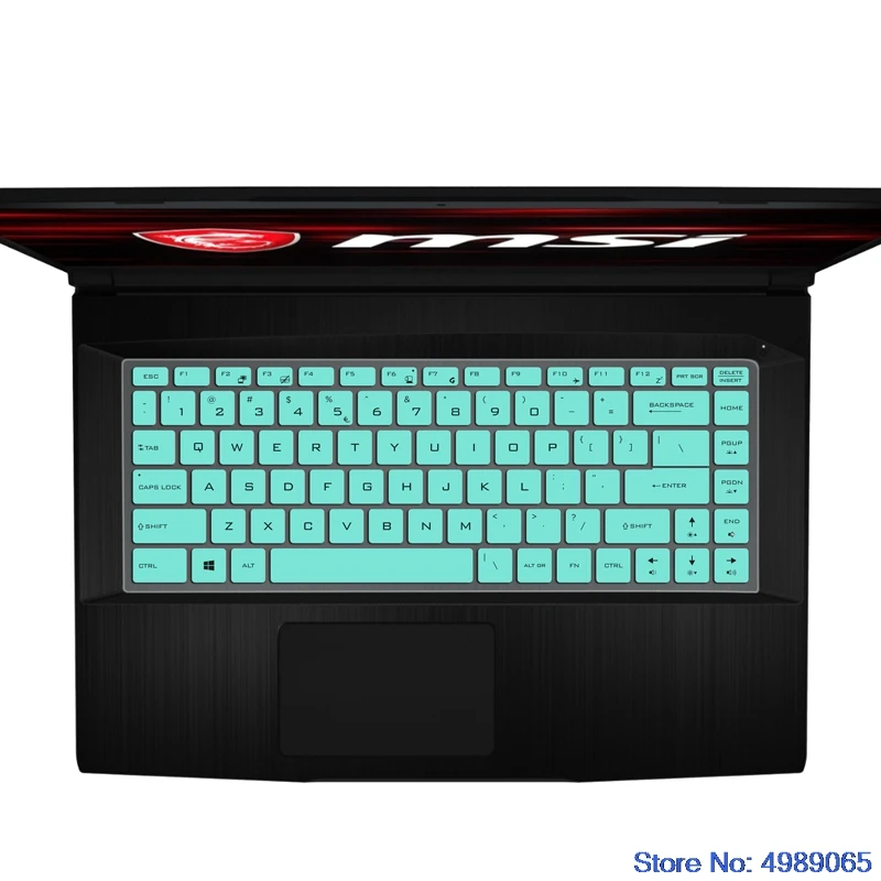 Силиконовый чехол для клавиатуры MSI GF63 PS42 PS63 P65 GS65 8RD 8RE 8RB 8RCX 8RE-014CN 15 6-дюймовый