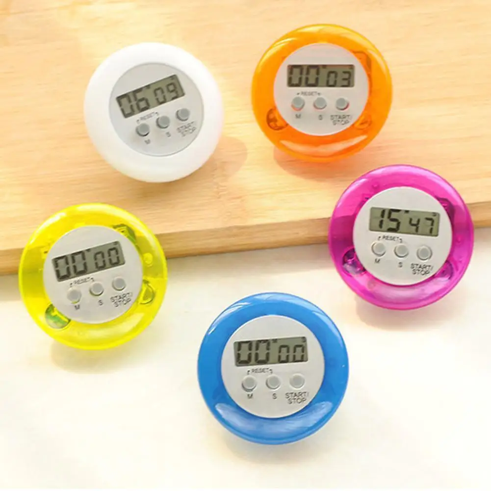 

Circular Lcd Digital Kitchen Countdown Timer Cooking Counter Magnetic Alarm Clock Timer Reverse C6n4
