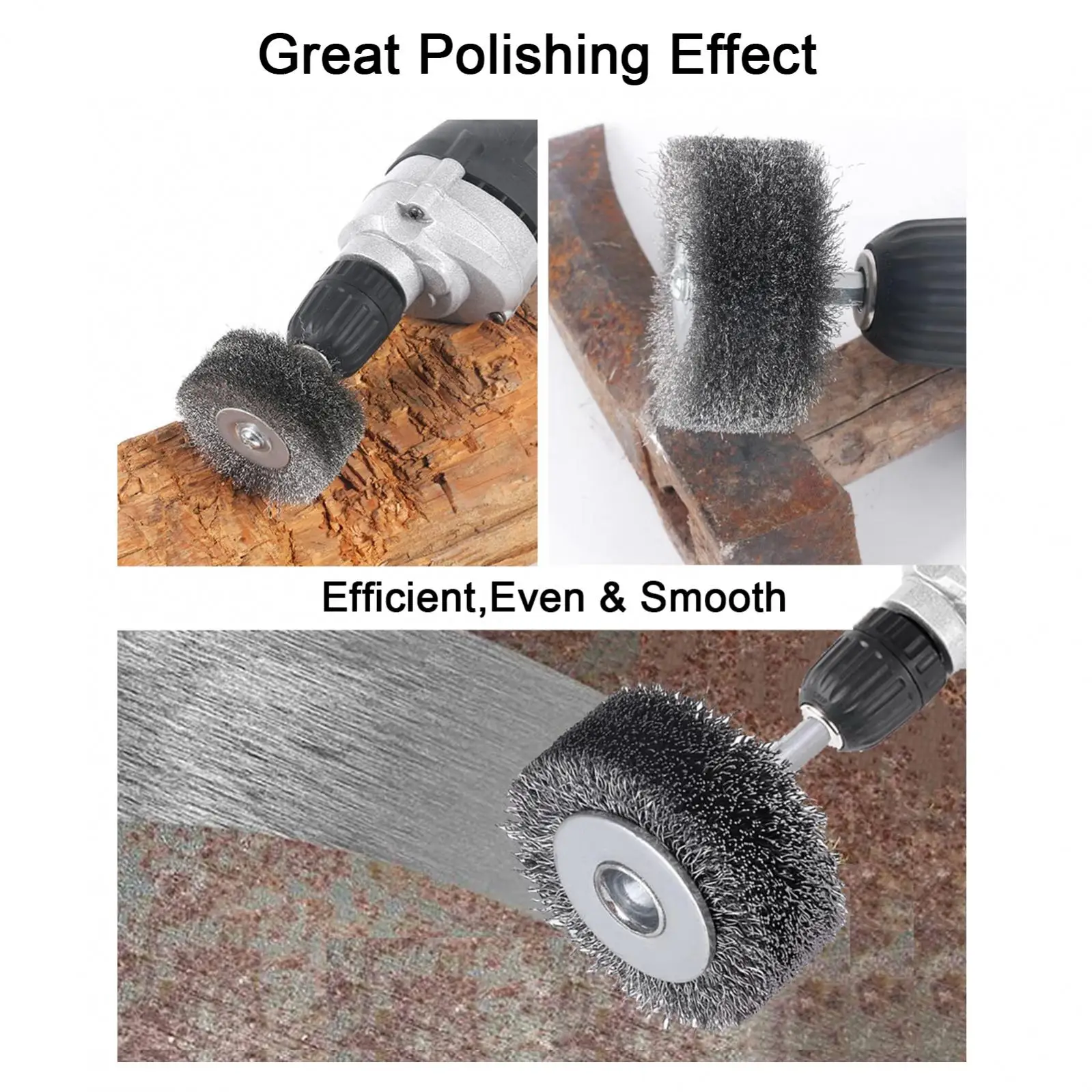 Щетка из нержавеющей стали для электродрели 2 дюйма полировки и удаления