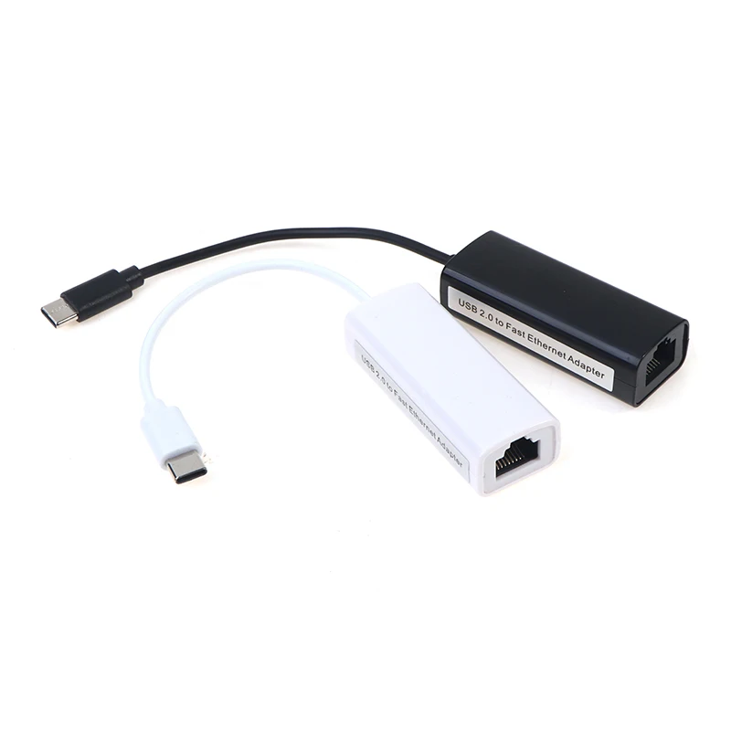 Adaptador Ethernet USB de 10/100Mbps, tarjeta de red Rj45 tipo c, Lan...
