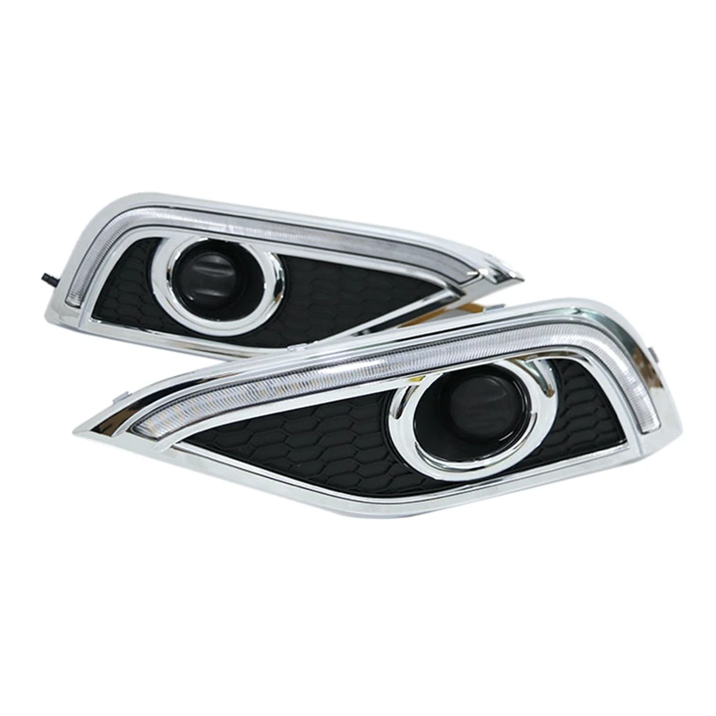

Car Retrofit LED Daytime Running Lights Front Bumper Fog Lights Daytime Running Lights For Honda CRV 2012-2014