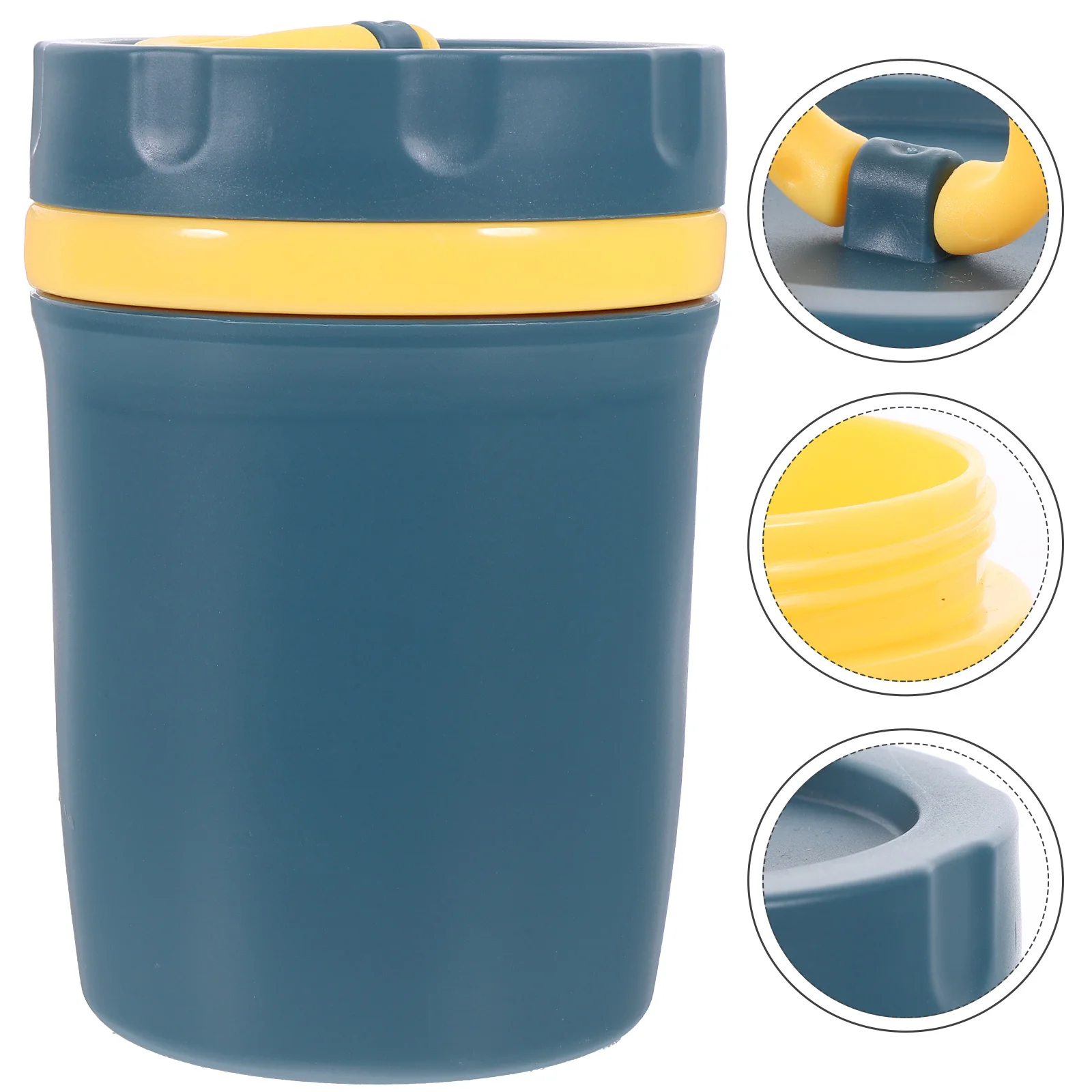 Контейнер для супа домашней чашки с ложкой крышкой кастрюли герметичной