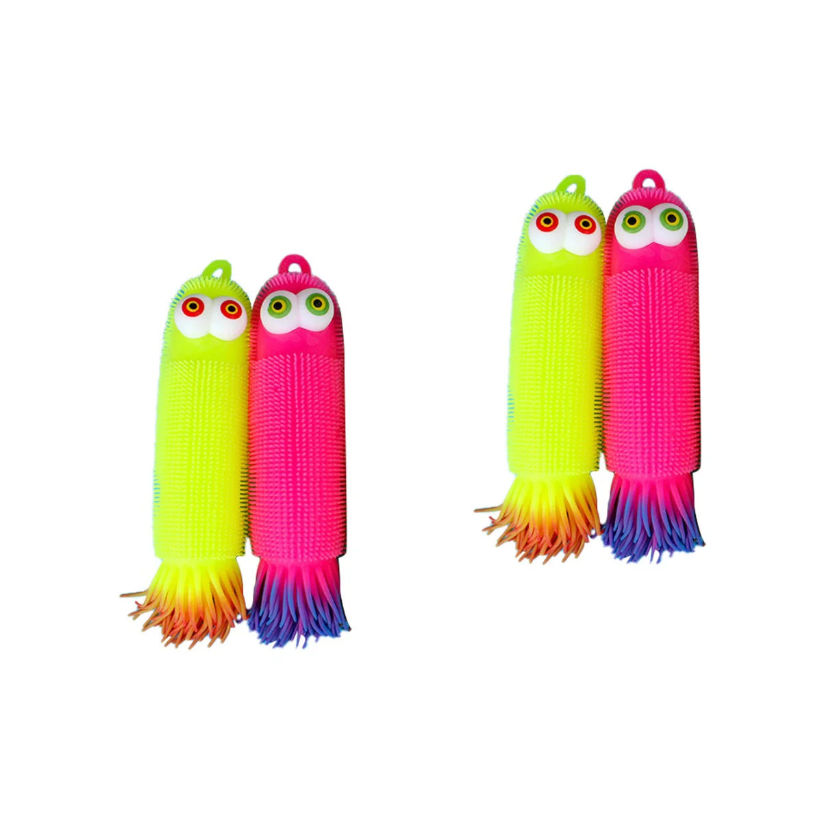 

4 Pcs Toys For Kids Caterpillar Stretchy Plastic Slow Rising Toys Kids Cartoon
