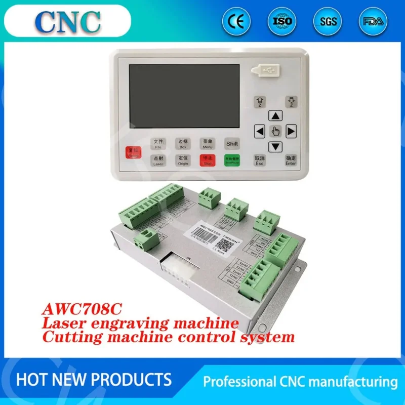 Система станка для резки основной платы гравировки с ЧПУ AWC708C поддерживает
