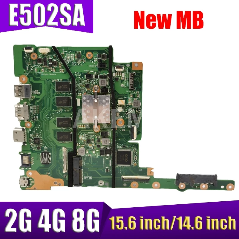 

Akemy E502SA E402SA Laptop Motherboard For ASUS E502S E502SA E402SA E402S Mainboard 2G/4G/8G N3050 N3060 N3150 N3160 N3710