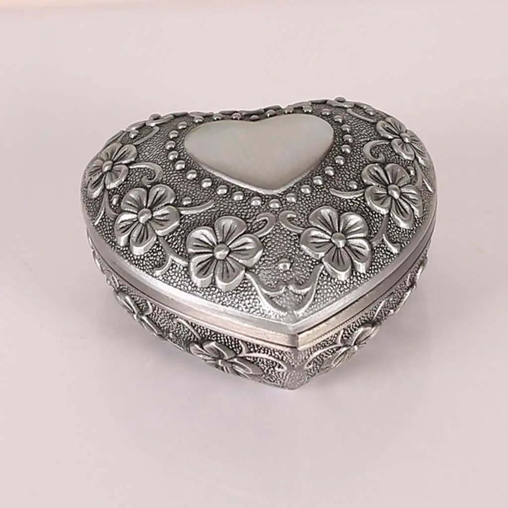 

Heart Jewelry Box Jewelry Container Storage Box for Birthday Wedding