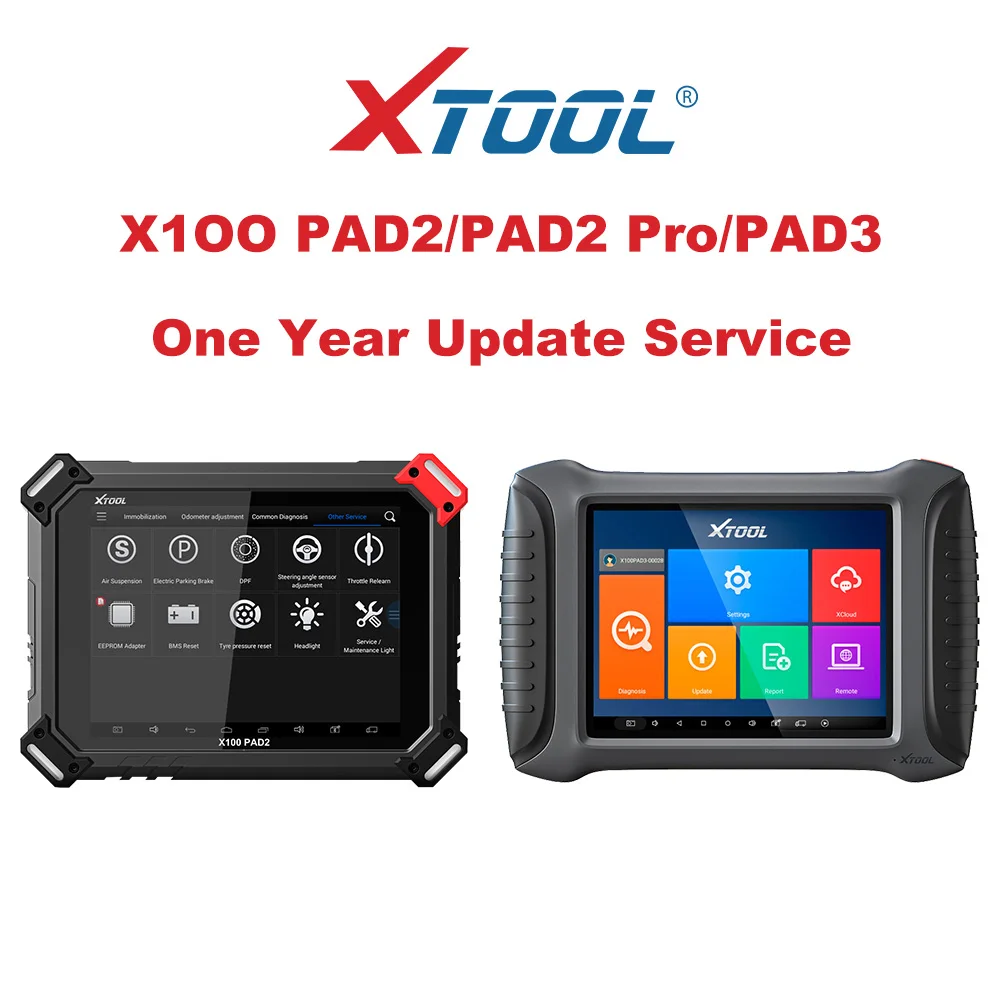 

Один год обновления для XTOOL X100 PAD2/PAD2 Pro/PAD3