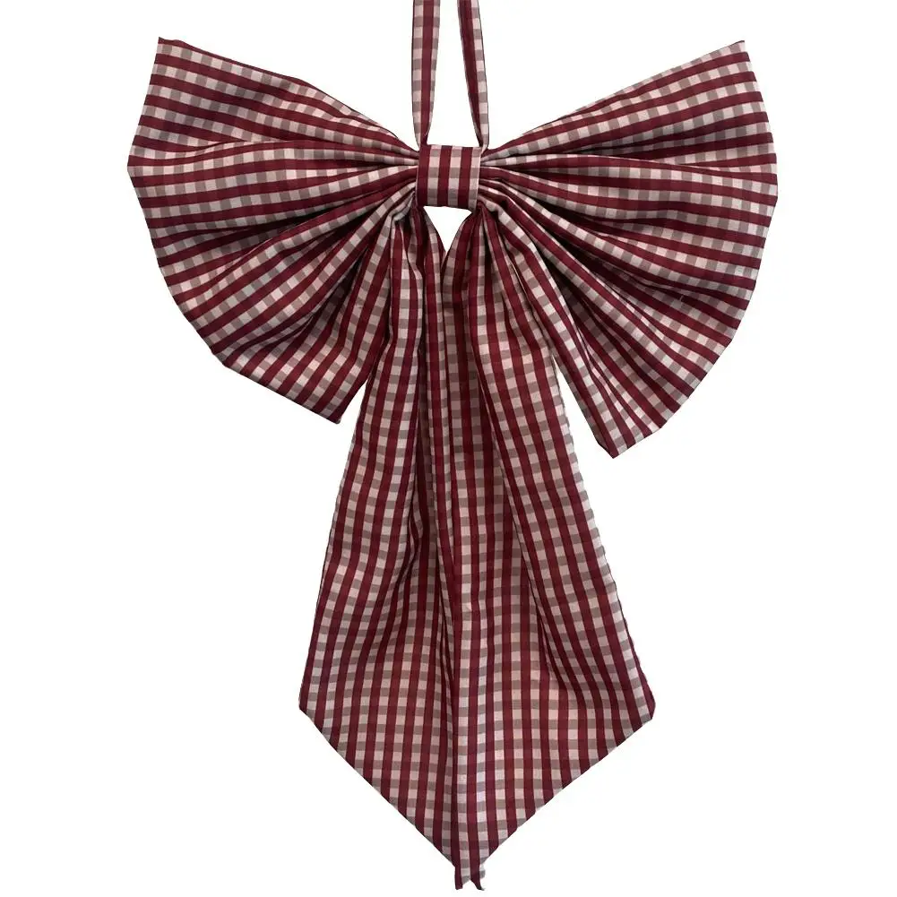 

Рождественский бант из нетканого полотна