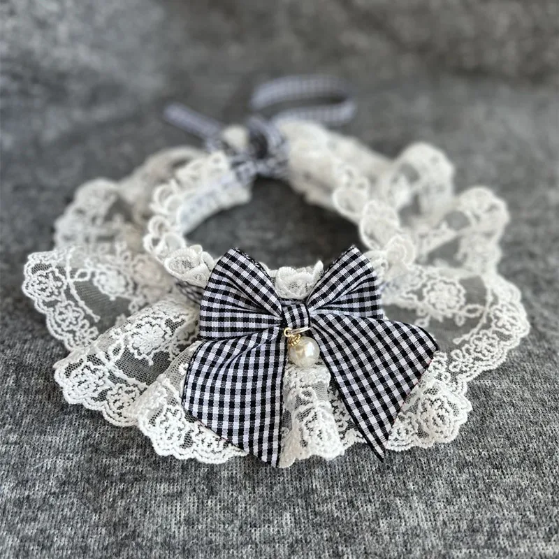 Женский Слюнявчик с галстуком-бабочкой и жемчужинами