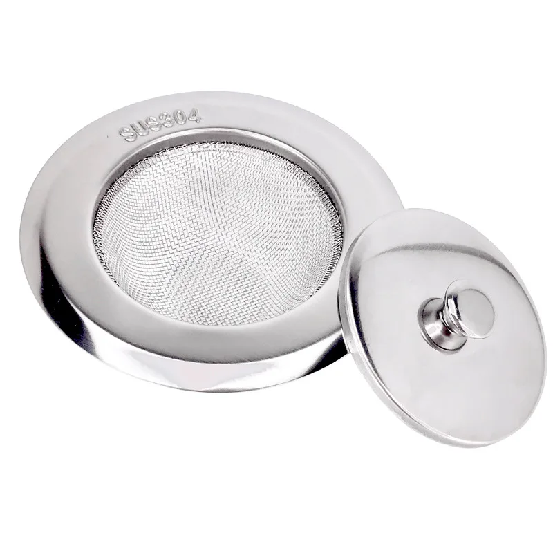 

34 kitchen sink filter stainless steel washing basin sewer sink leakage home anti-blocking accessories