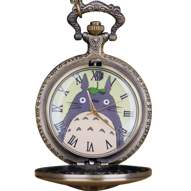 20pc Children's Cartoon Themed Quartz Pocket Watch Necklace Collection Souvenir Practical Fashionable Necklace For Son Daughter
