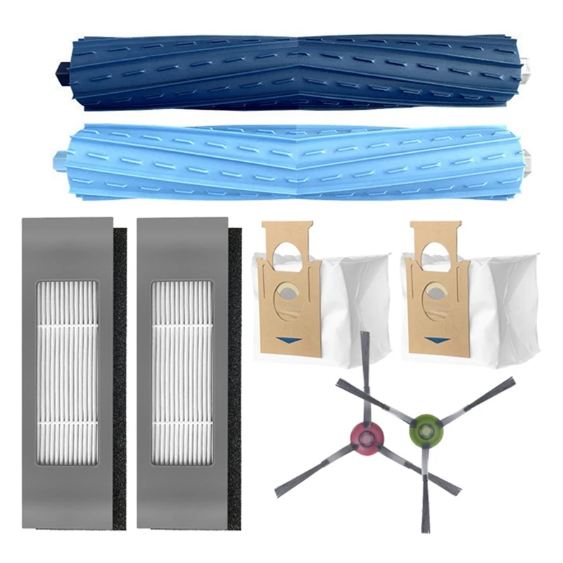

Cleaner Accessory HEPA Filter For ECOVACS T9AIVI / AIVI+, Rubber Roller Main Brush Side Brush Mop Cloth Dust Bag Parts