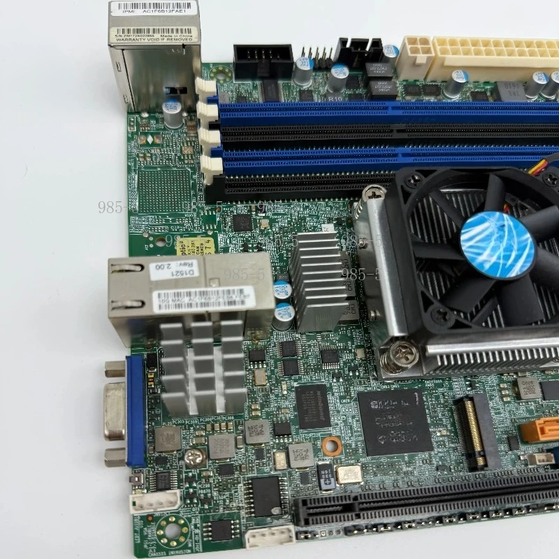 Фото Серверная материнская плата ITX Xeon D-1521 X10SDV-4C-TLN2F с двумя портами 10GbE №4