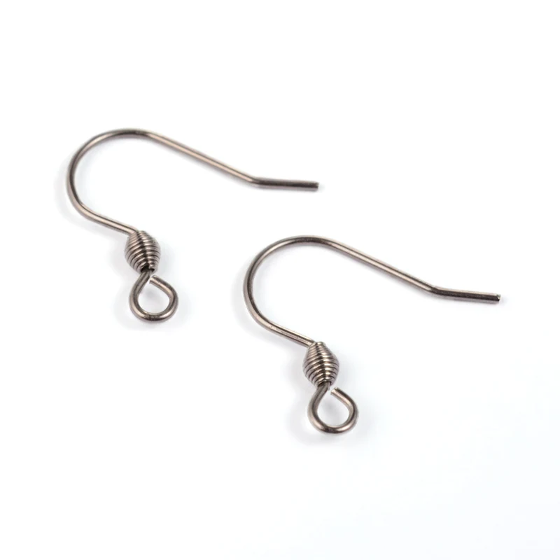 

2 Size 10pcs 316L Stainless Steel Original Color Earrings Hook Jewelry Making DIY Findings Accessory Design Wholesale Lots Bulk