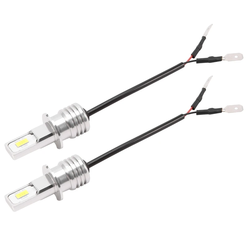 

2X H3 Super Bright LED Headlight Fog Light Driving Lamp Bulb Kit 6000K White 10W