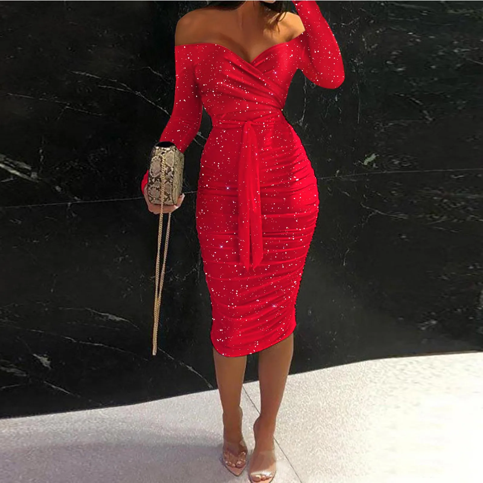 

Women's Dress Deep Off The Shoulder Long Sleeve Lightweight Women Button down Baggy Blouse Casual Loose Asymmetric Shirt Dresses