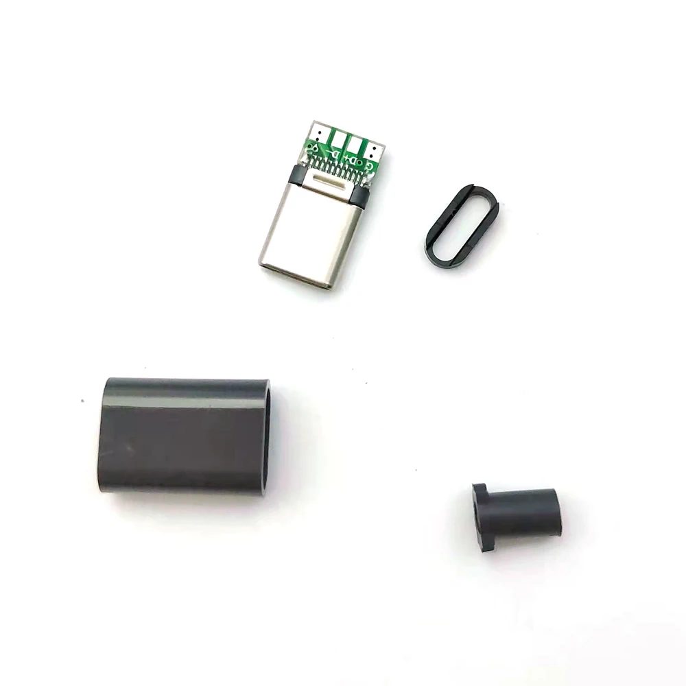 

TYPE-C USB Plug Male connector With PCB 24pin welding Data line interface DIY data cable accessories Conector