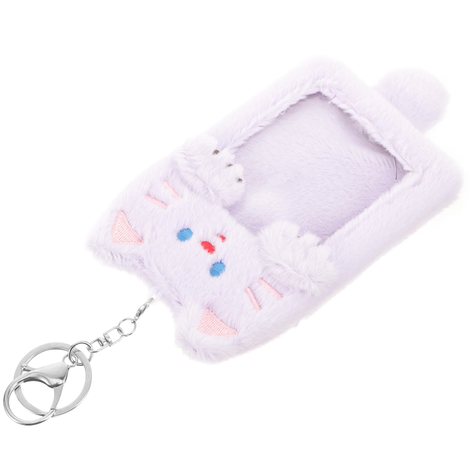 

Key Holder Card Protector Postcards Sleeve Keychain ID Set Sleeves Pvc Holders Student Bus Visible