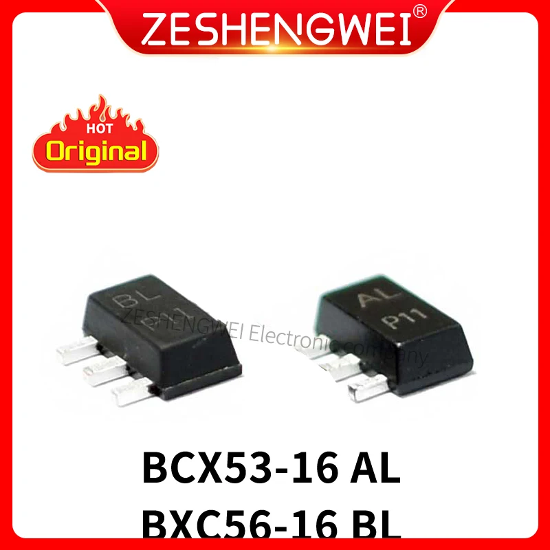 

50PCS BCX53-16 AL BL Crystal Triode BXC53 SOT89 IN STOCK