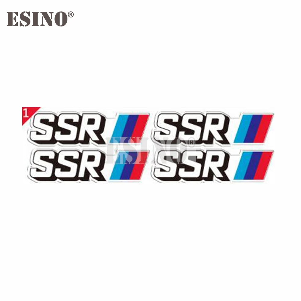 

4 x Автомобильный Стайлинг обода колеса декоративные виниловые Стикеры серии автомобильные аксессуары наклейки для SSR GTV01 GTX01 профессор SP1 SP1R SP4 SP4R