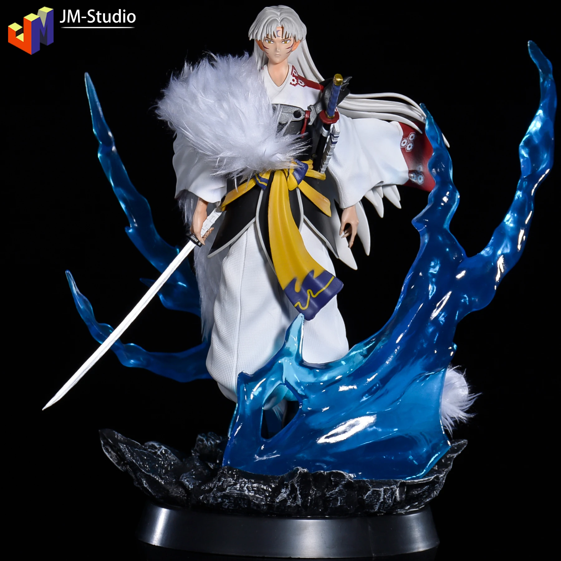 

Sesshomaru Inuyasha Figure GK Inuyasha Action Figure Figurine Statue Anime Collectible Model Doll Toys 31cm