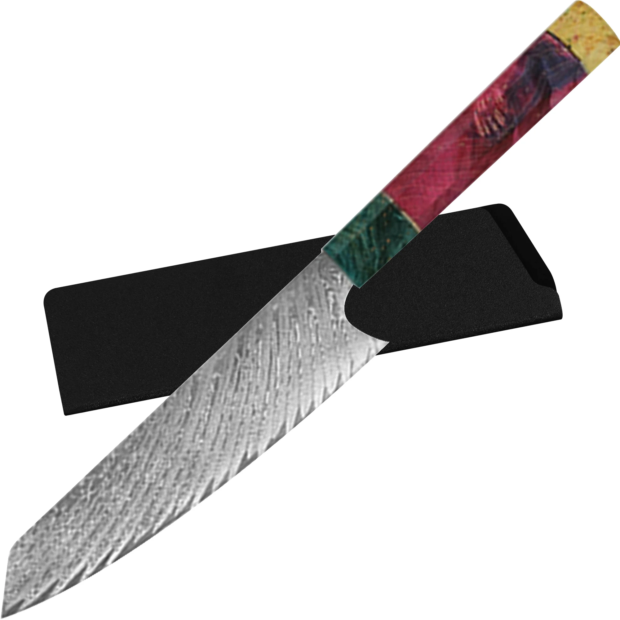 Xyj 8-дюймовый Высококачественный Нож из дамасской стали для нарезки ультраострый