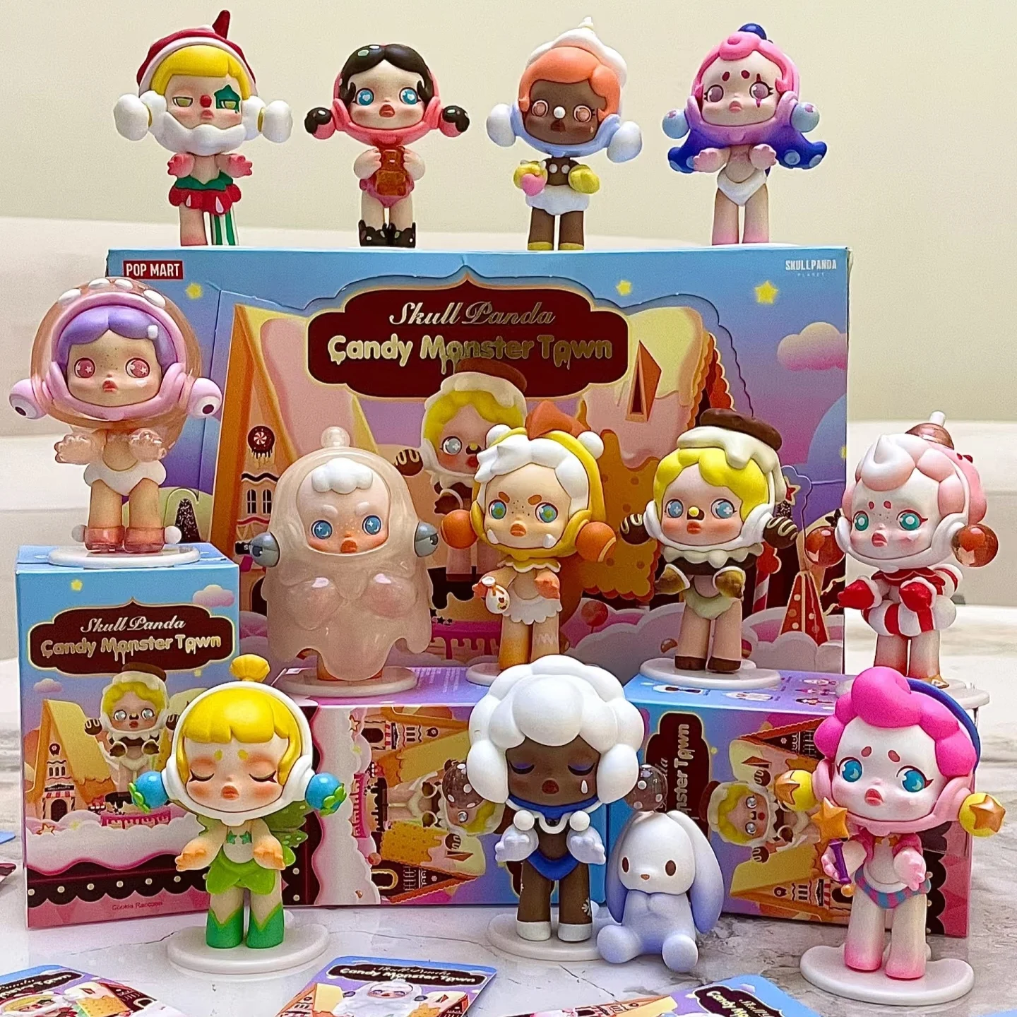 Оригинальная серия Skullpanda Candy Monster Town модная игра слепая коробка модель ручной