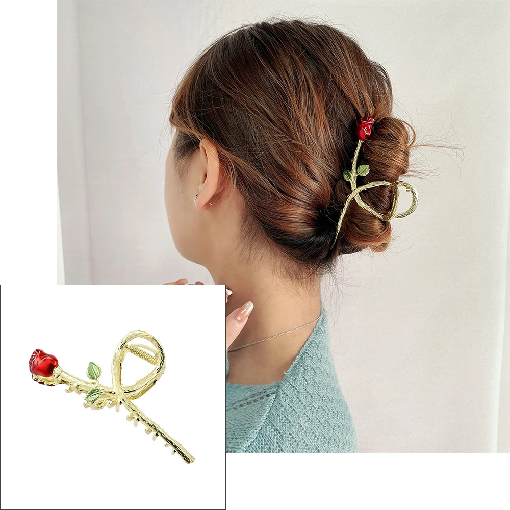 Модные элегантные полые геометрические аксессуары для волос женщин