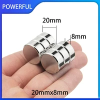 230pcs 20x8mm magnet hot round magnet strong magnets rare earth neodymium magnet 20mm x 8mm 208mm