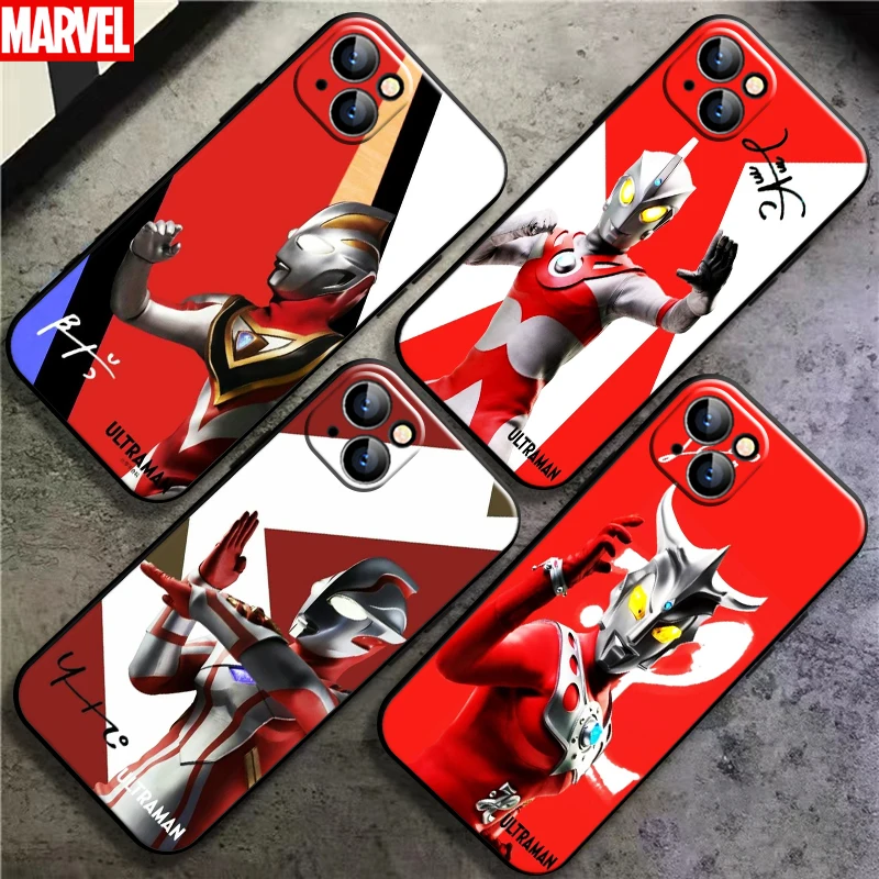 

Ultraman Japan Anime For Apple iPhone 13 12 11 Pro Mini X XR XS Max SE 6 6S 7 8 Plus Phone Case Silicone Cover Coque TPU Back