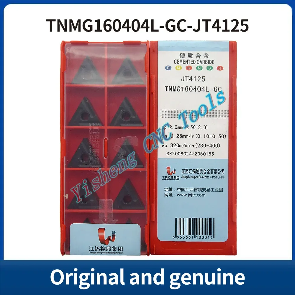 Фото Режущие инструменты JXTC TNMG TNMG160404L-GC TNMG160408L-GC JT1025 JT4025 JT1225 JT4125 JT4225 Треугольная токарная обработка с ЧПУ Металлообработка №5