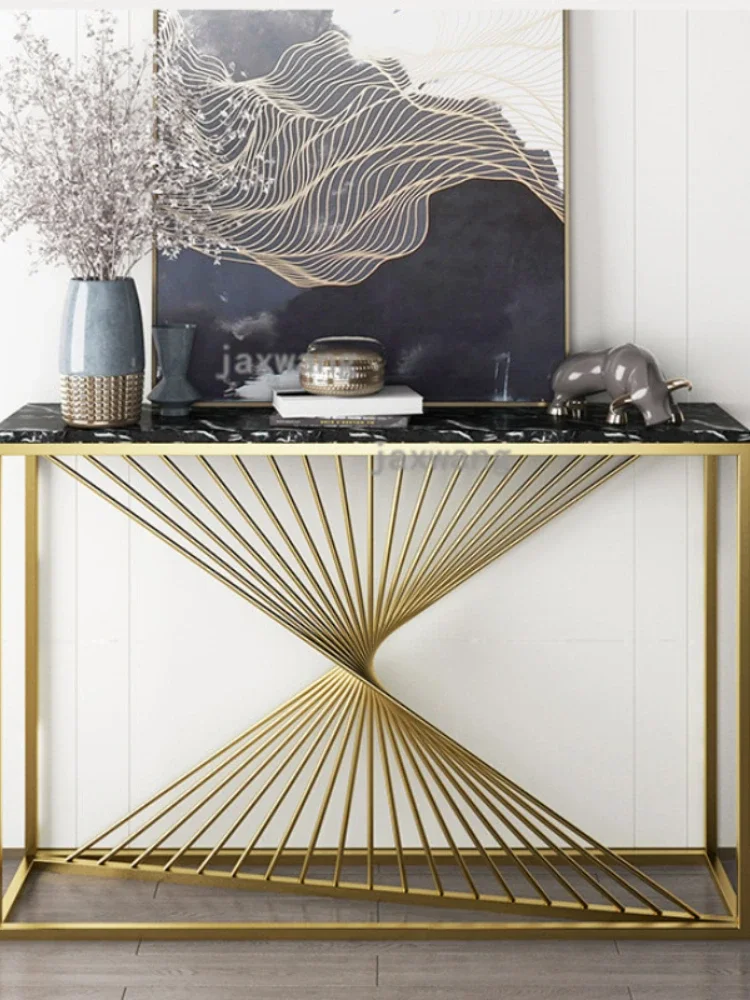 Легкая роскошная современная консоль мраморный диван для гостиной столы