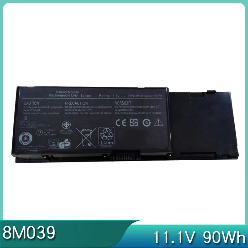Новый аккумулятор для ноутбука 8M039 11 1 В 90 Втч Dell Precision M2400 M4400 M6400 M6500 DW842 J012F 03M190 0P267P