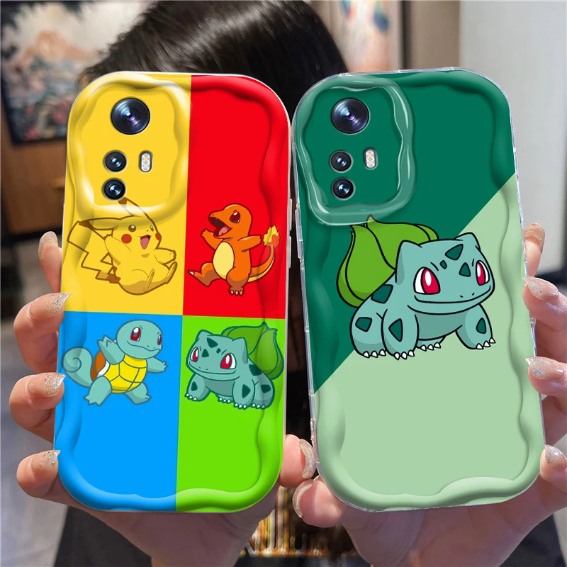 Чехол для телефона из ТПУ P-Pokemons G-gengaмультяшный Xiaomi Mi 14 12 12T 11 Lite Poco M6 X6 X5 X4 X3 M3 F4 Pro GT