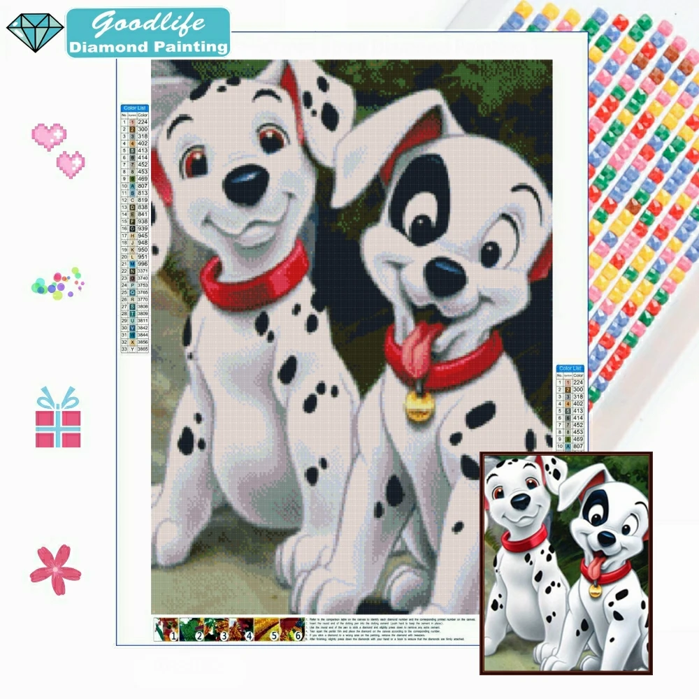 101 Алмазная картина из мультфильма далматинцы Disney 5D сделай сам Стразы Вышивка