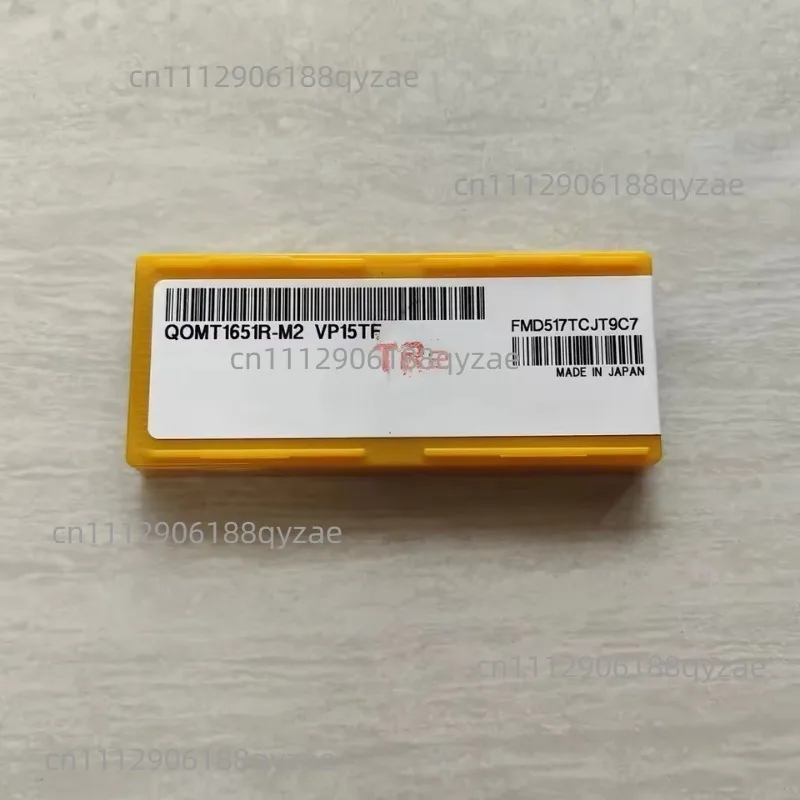 Новые оригинальные японские твердосплавные пластины QOMT1651R-M2 VP15TF для фрезерных станков с ЧПУ, фрезы QOMT 1651 R-M2 VP15TF для металлообрабатывающих станков (art.: 3920db2ee5816) - 3920db2ee5816