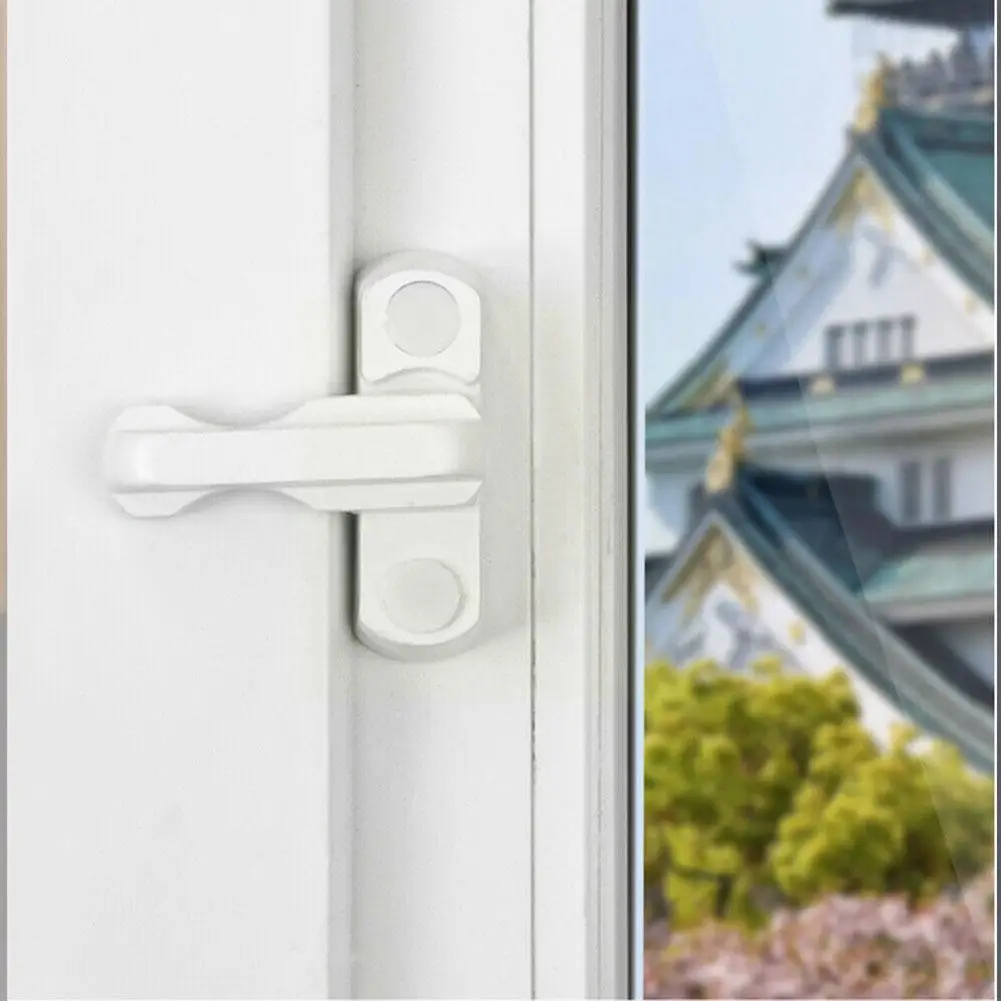 

Plastic Upvc Child Safe Security Window Door Sash Lock Balcony Lever Locks Handle Safety T Sweep Type Home Door Windo K4p0