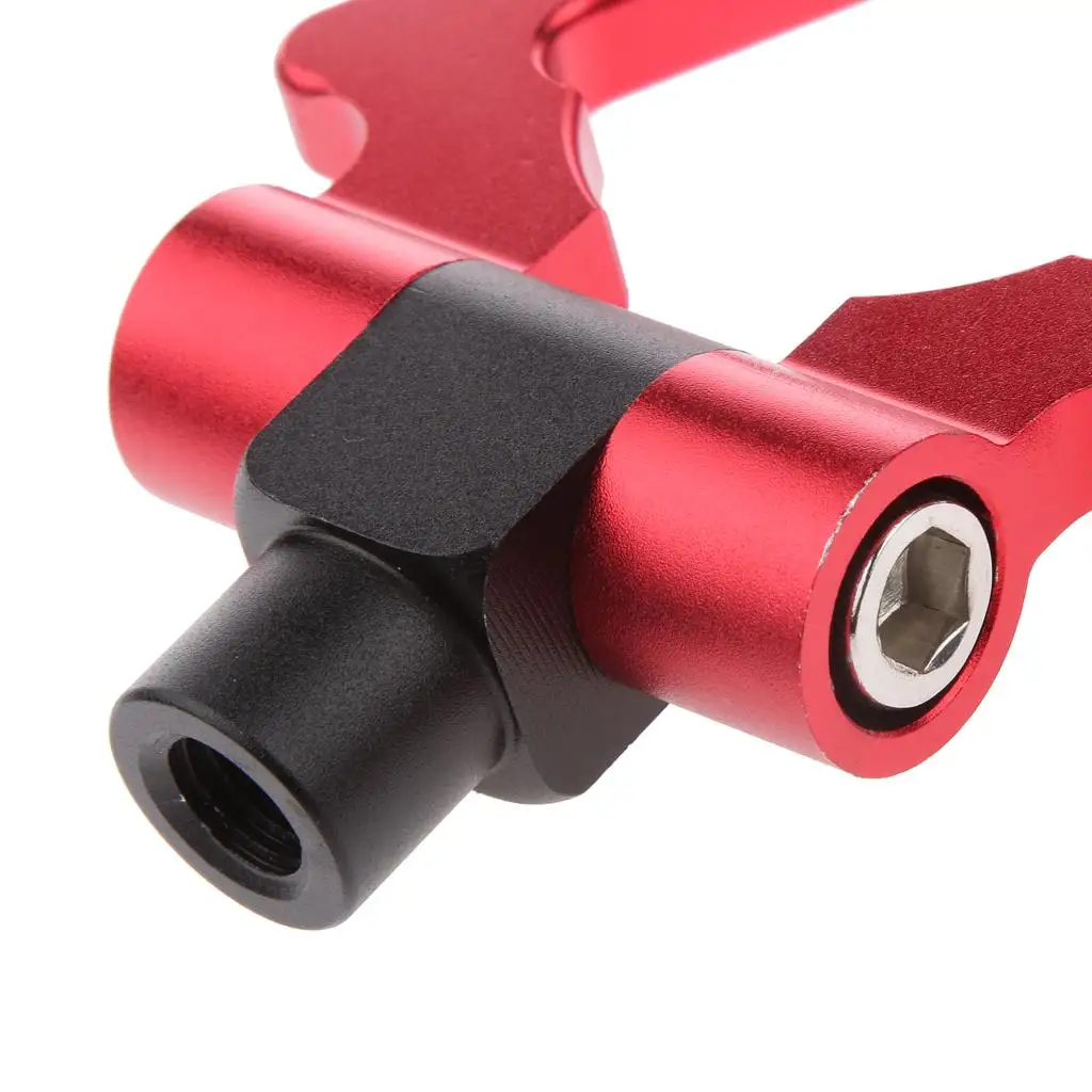 

Aluminum CNC Billet Front Trailer Tow Hook for European Cars Red