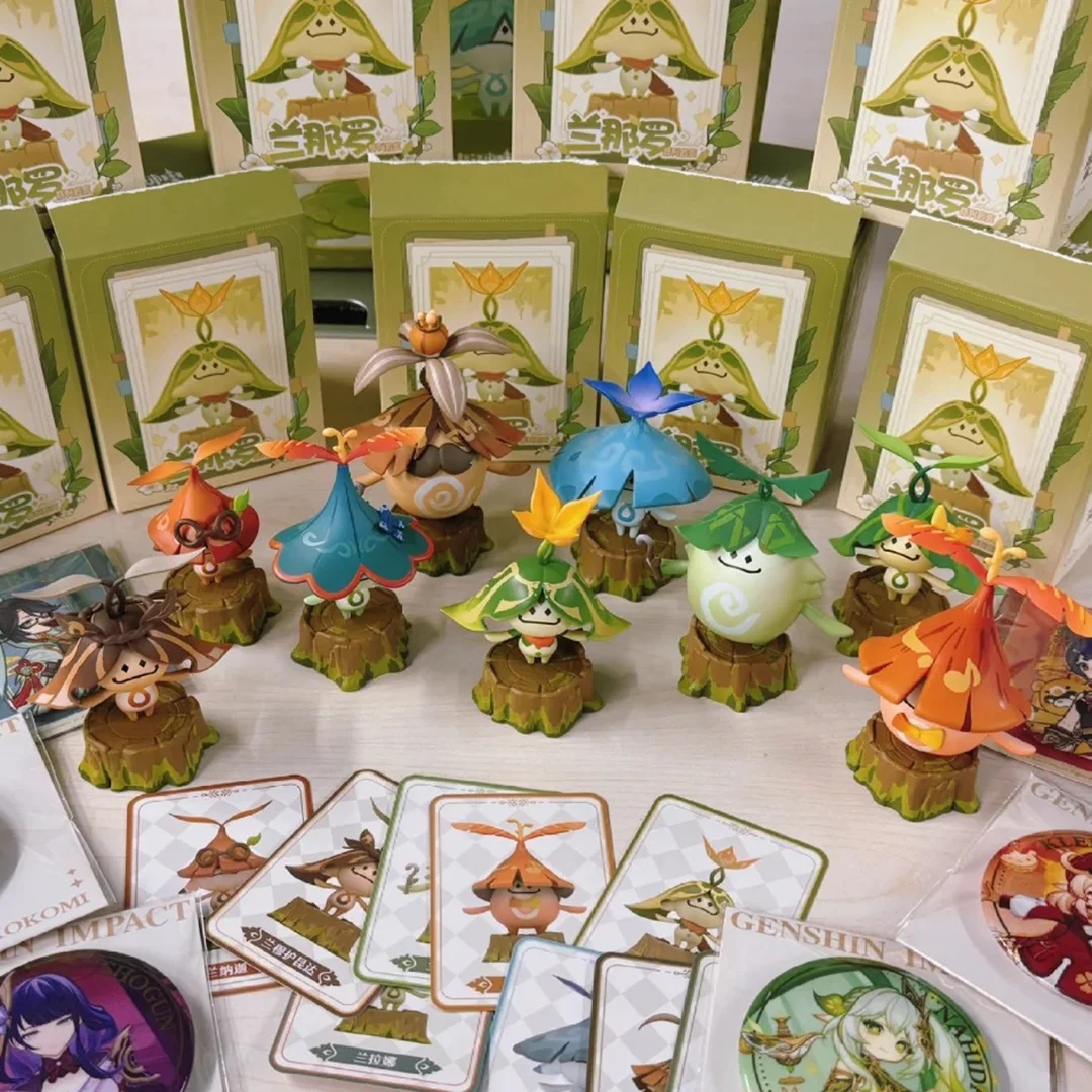 Оригинальные экшн-фигурки Genshin Impact Lanaro Series глухая коробка настольное украшение