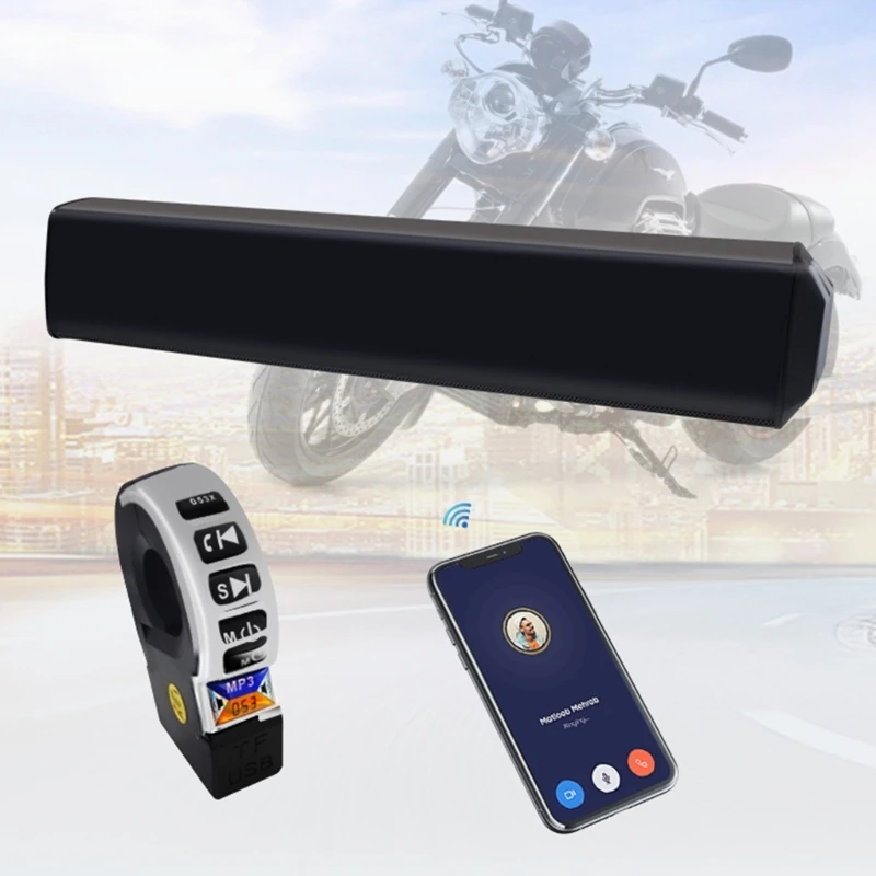 

Водонепроницаемая Bluetooth-Колонка на руль мотоцикла, скутера, квадроцикла UTV