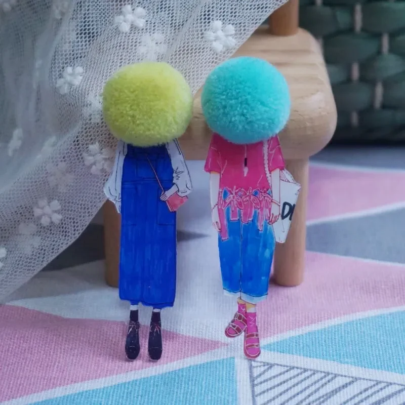 Женская брошь с эмалью цвет в ассортименте